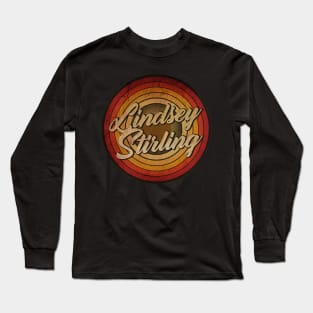 arjunthemaniac,circle retro faded Lindsey Stirling Long Sleeve T-Shirt